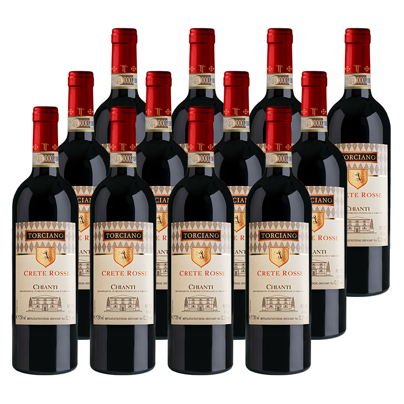 2023 Chianti Crete Rosse Red Wine - 12 Bottles