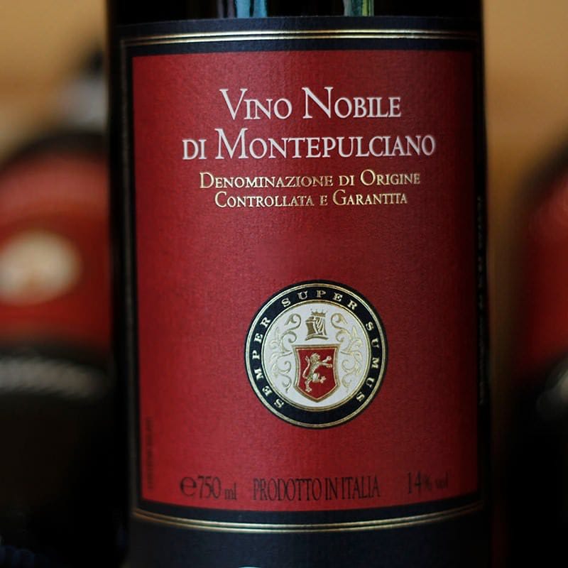 2021 Vino Nobile di Montepulciano "DOCG" - 6 Bottles