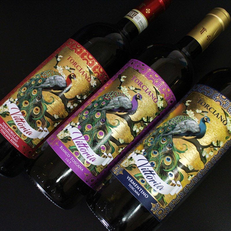 2019 Tenuta Torciano Estate bottled Vino Nobile di Montepulciano Riserva "Vittoria Peacock Collection", Tuscany