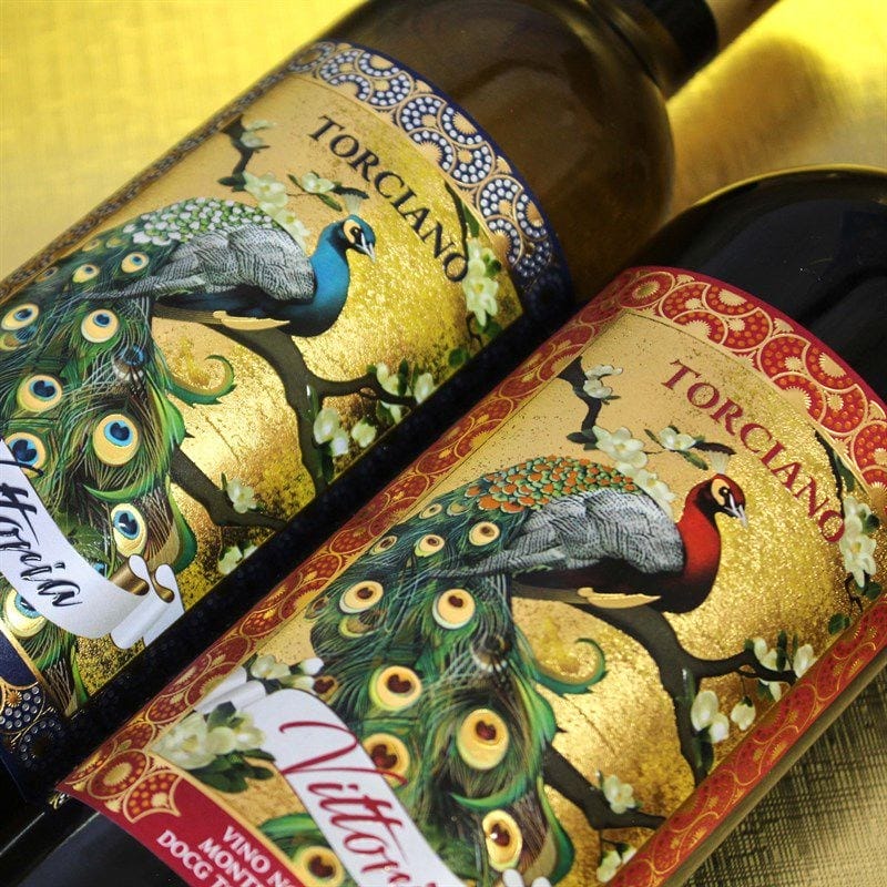 2019 Tenuta Torciano Estate bottled Vino Nobile di Montepulciano Riserva "Vittoria Peacock Collection", Tuscany